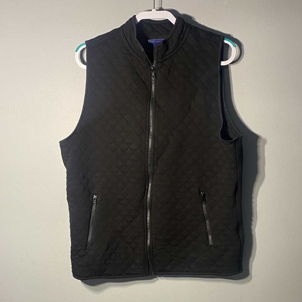 Wilkens Bros Men's Black Quilted Vest Size Large